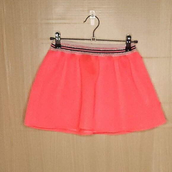 Cat & Jack Neon Pink Elastic Waist Skirt 4 - Picture 1 of 5